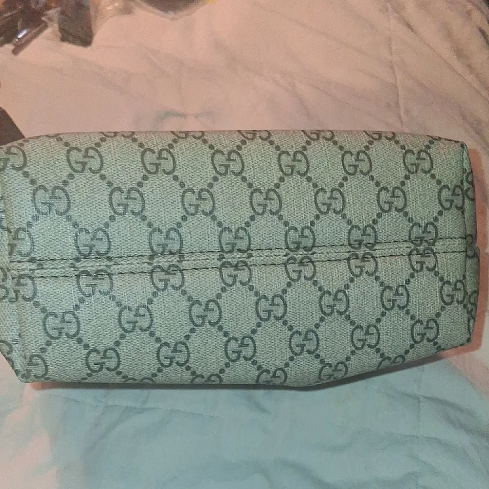 Gucci Beige and Brown Monogram Satchel